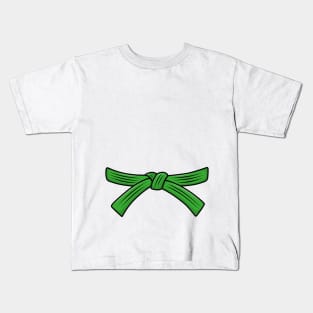 Green belt Karate Kyokushin Wado Goju Shotokan Shito ryu Kids T-Shirt